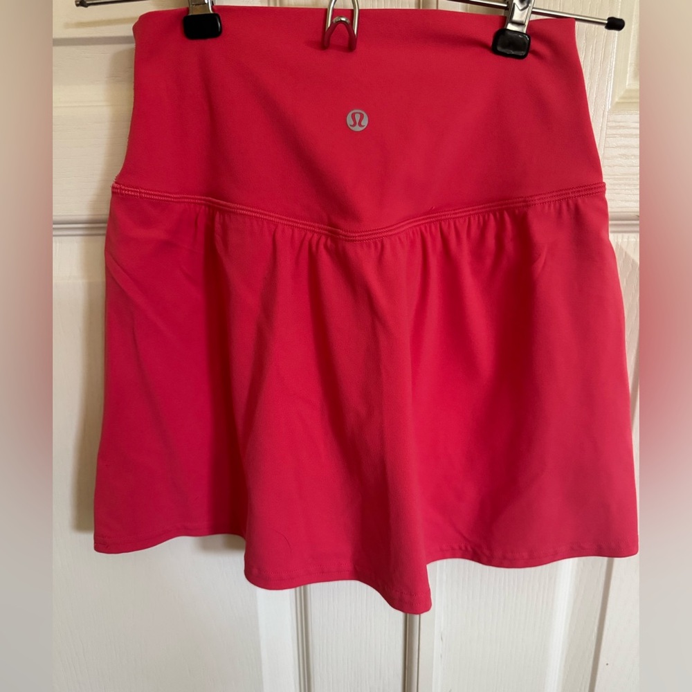 Lululemon Coral Athleisure Align Skirt with Shorts Size 4